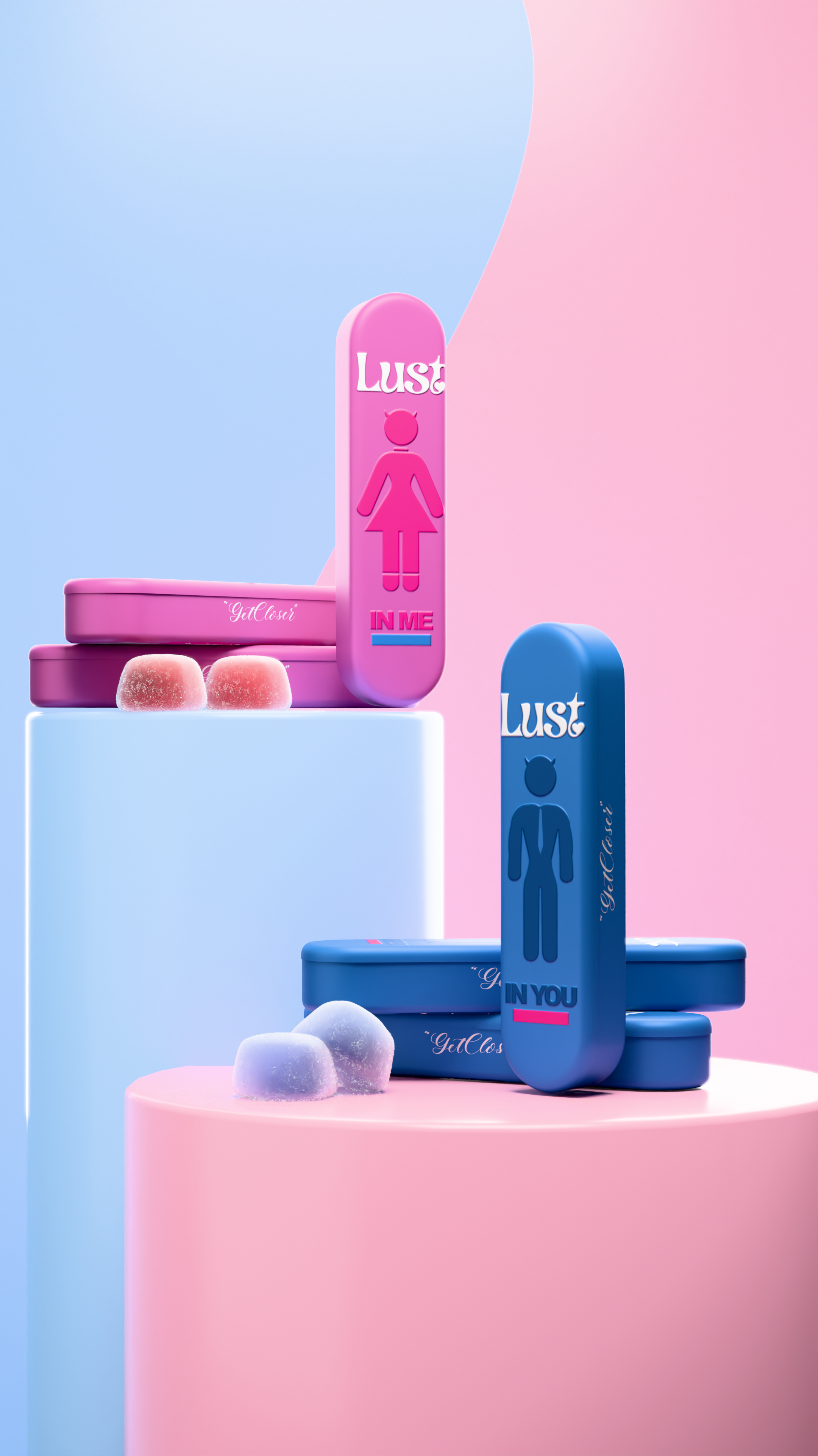 LUST bottles mobile